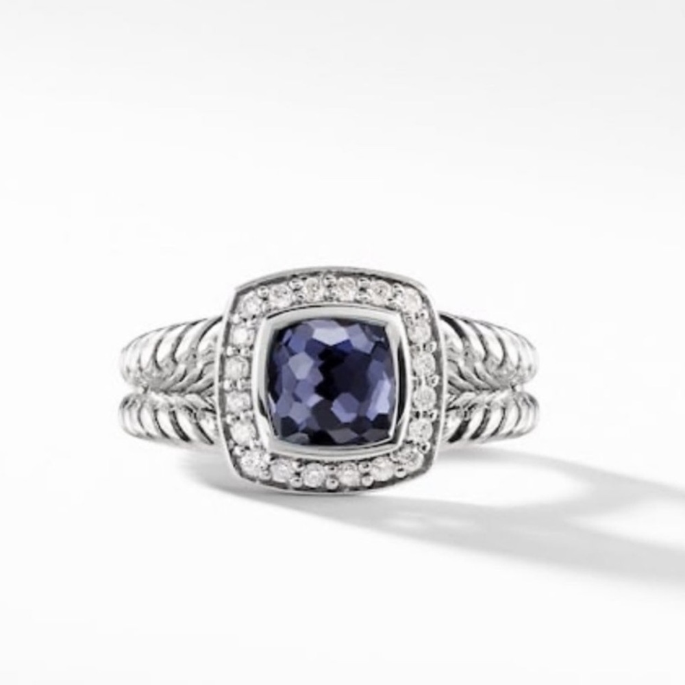 David Yurman ‘Albion’ Ring (Black Orchid & Diamonds)